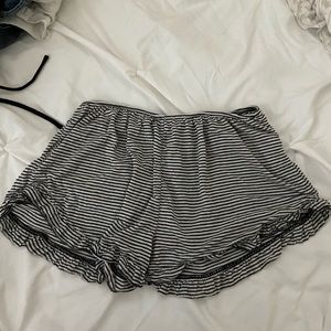 Brandy Melville striped flowy shorts